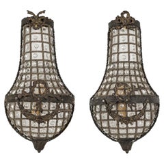 1940s French Louis XV Style Sconces - Pair