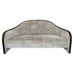 1940s French Macassar Sofa Style of Ruhlmann