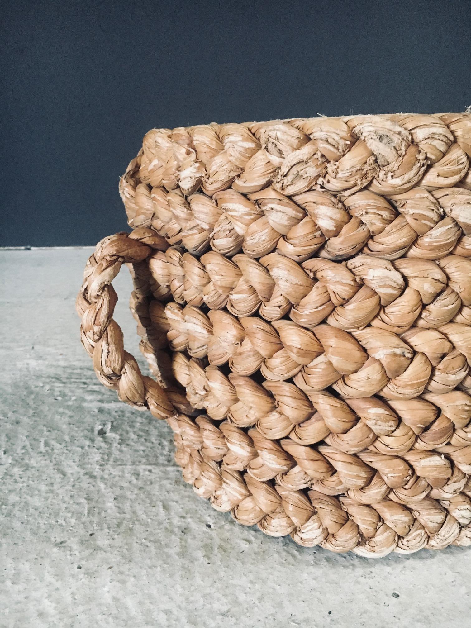 1940's French Mediterranean Design Low Rope Stool by Audoux Minet For Sale 12