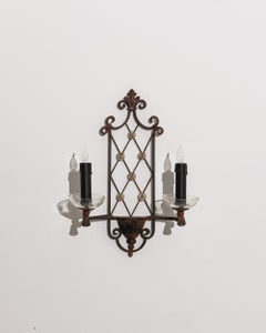 1940s French Metal Sconce