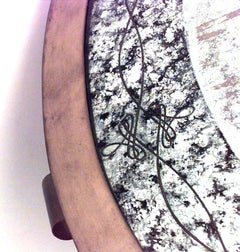 French Mid-Century Bronze Mirrored Coffee Table