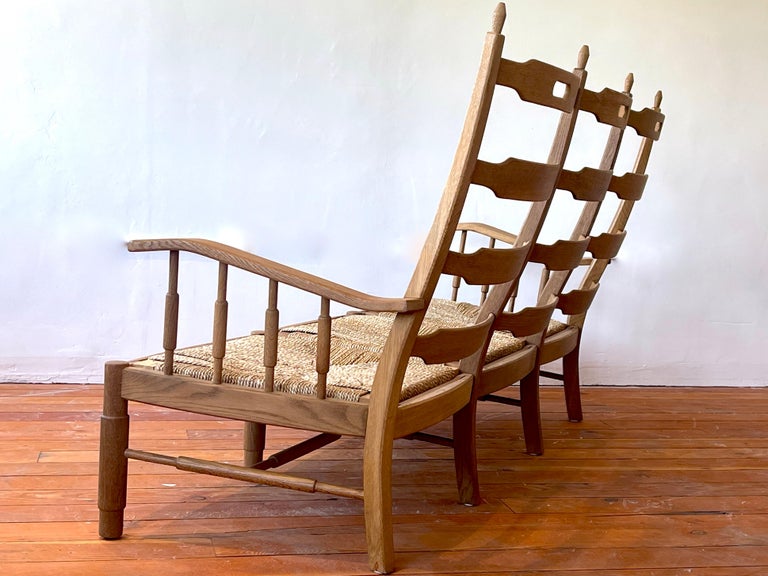 1940's French Oak Bench For Sale 2