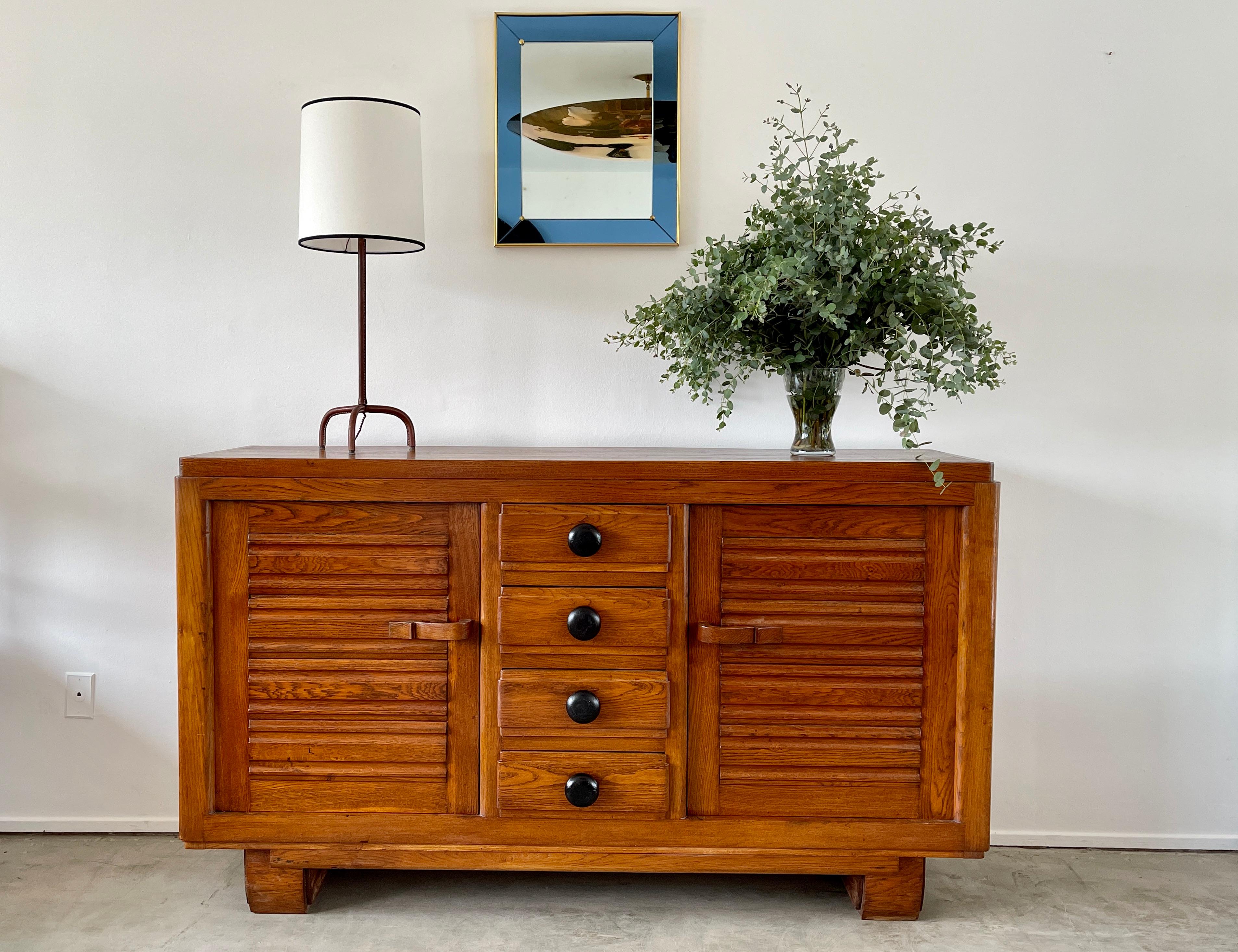 1940's French Oak Cabinet  7