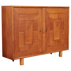 1940's French Oak Cabinet