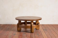 1940's French Oak Coffee Table