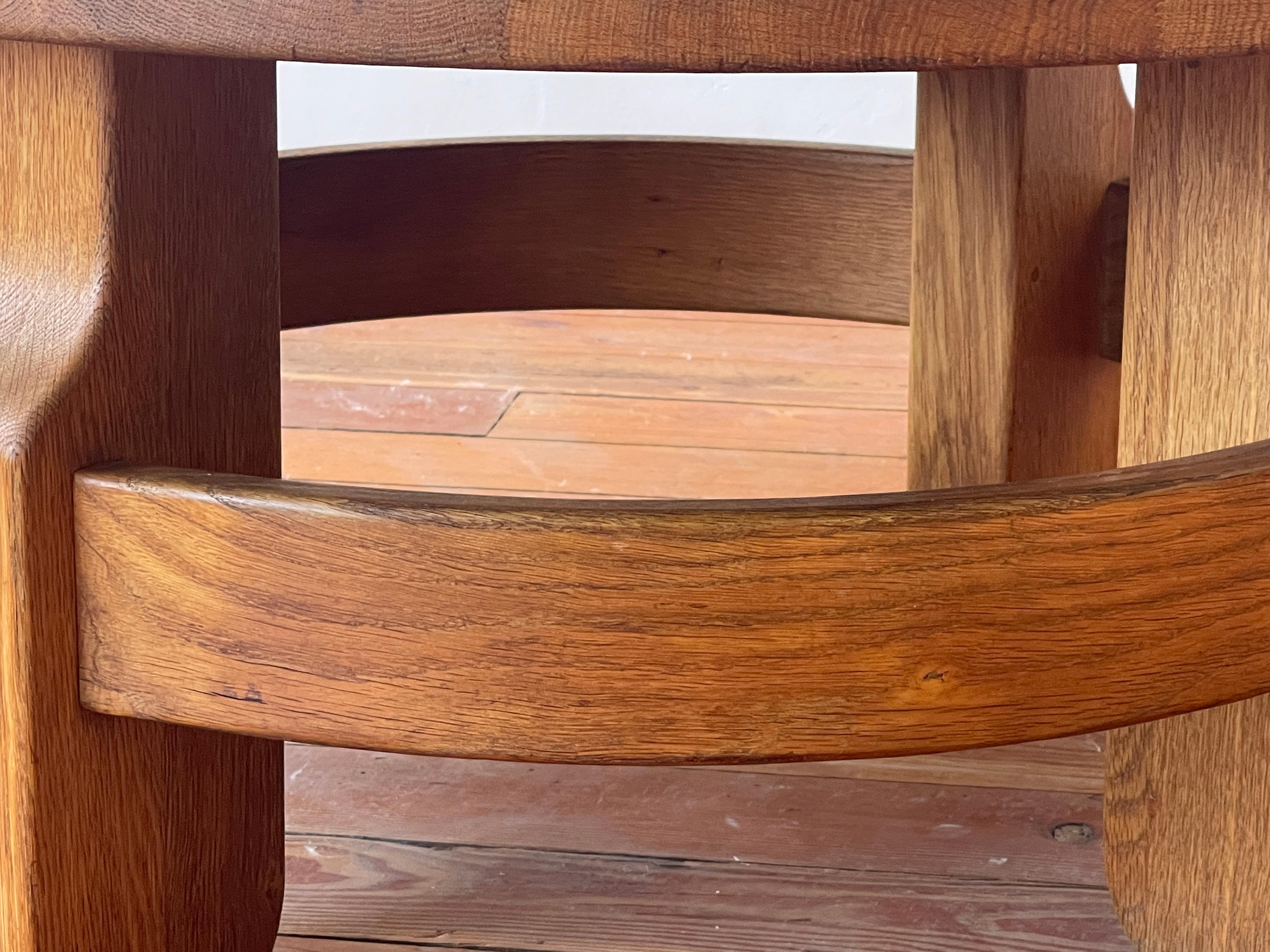 1940's French Oak Coffee Table 5