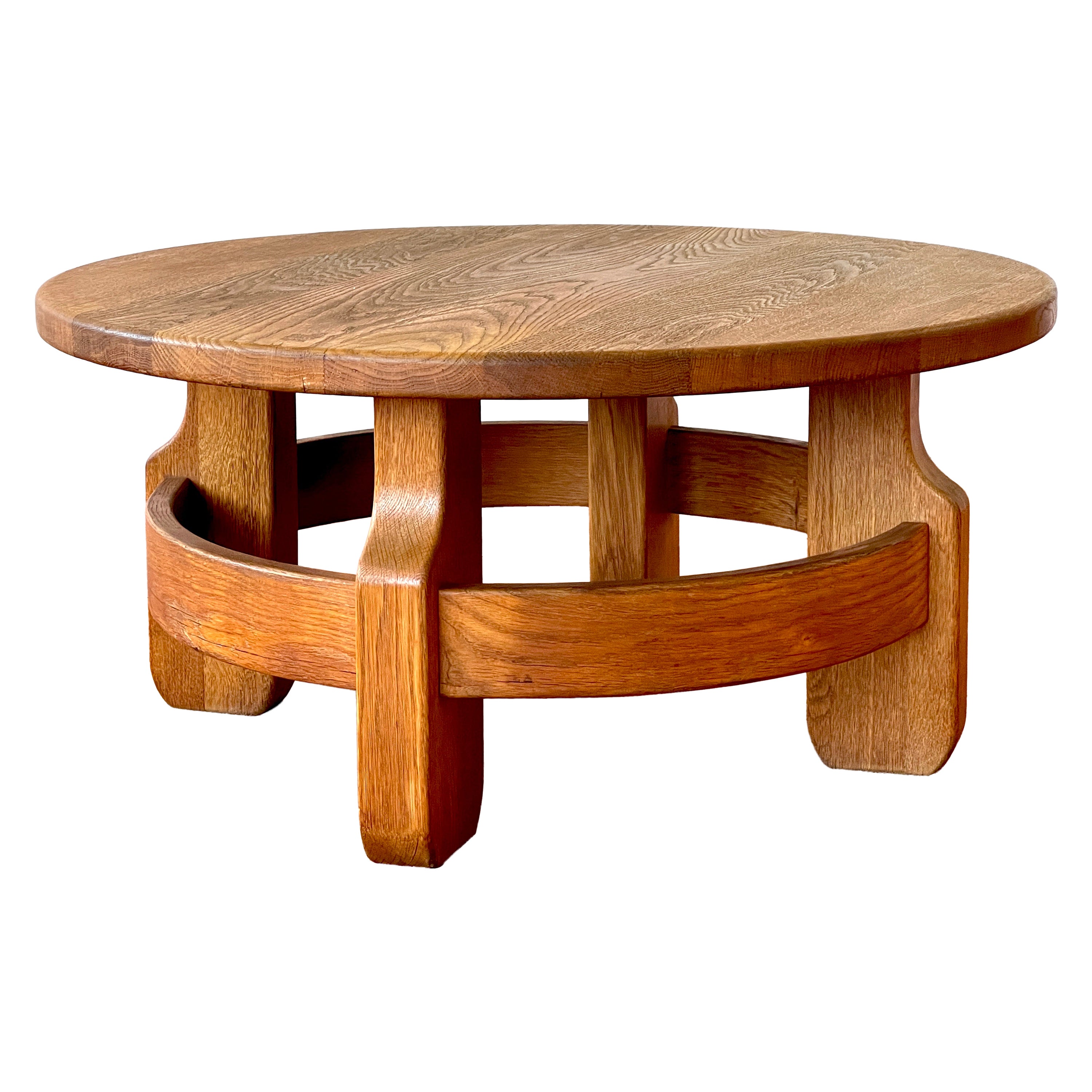 1940's French Oak Coffee Table