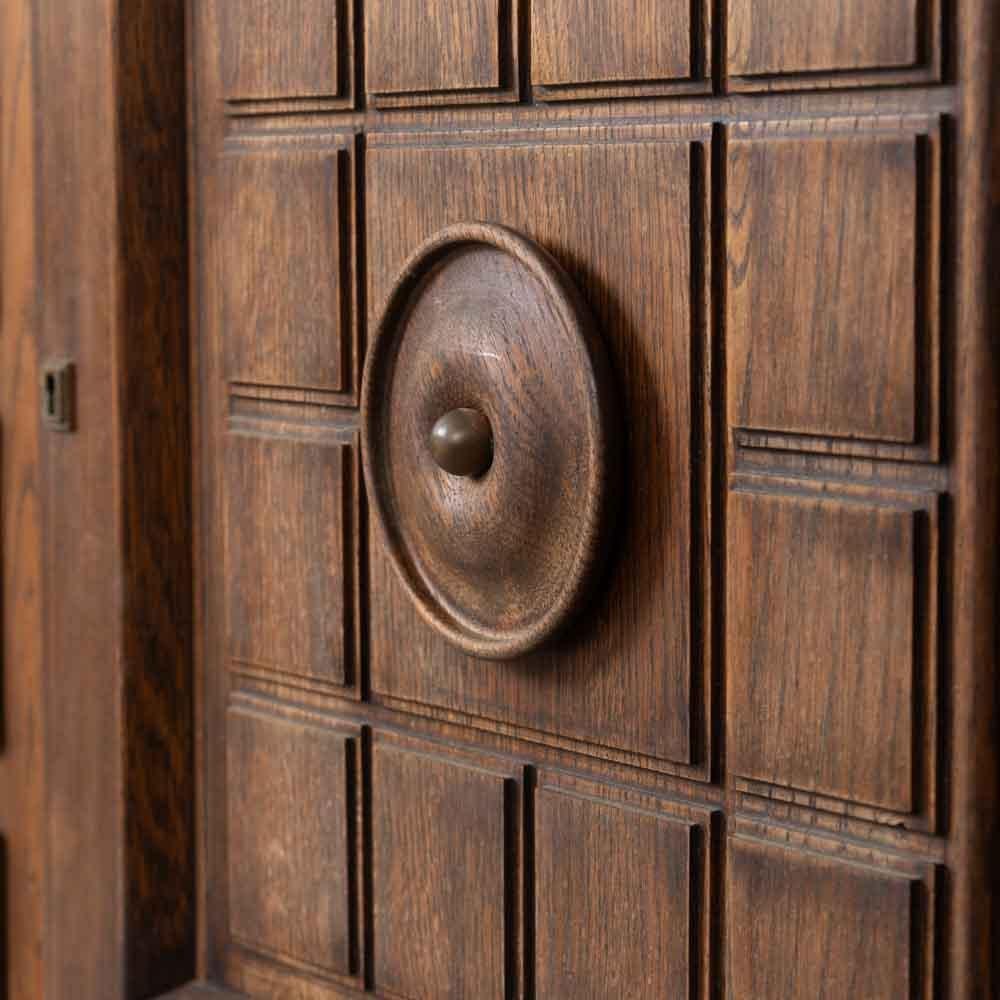 Credenza in rovere francese del 1940 di Charles Dudouyt in vendita 4