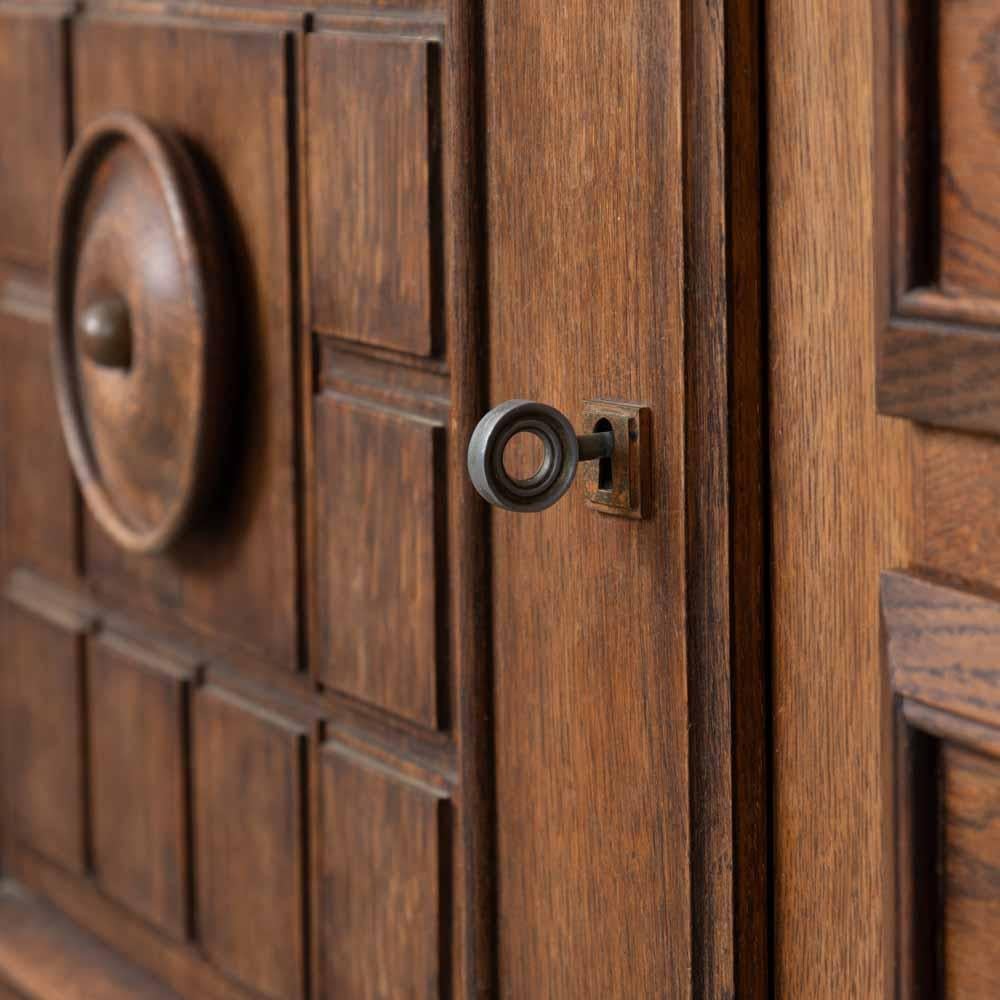 Credenza in rovere francese del 1940 di Charles Dudouyt in vendita 7