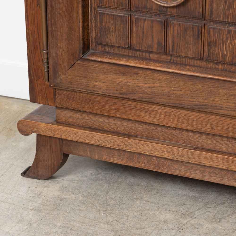 Credenza in rovere francese del 1940 di Charles Dudouyt in vendita 9