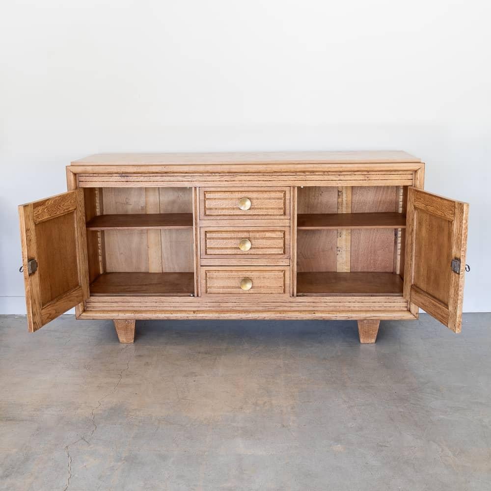 1940's French Oak Sideboard by Charles Dudouyt 1