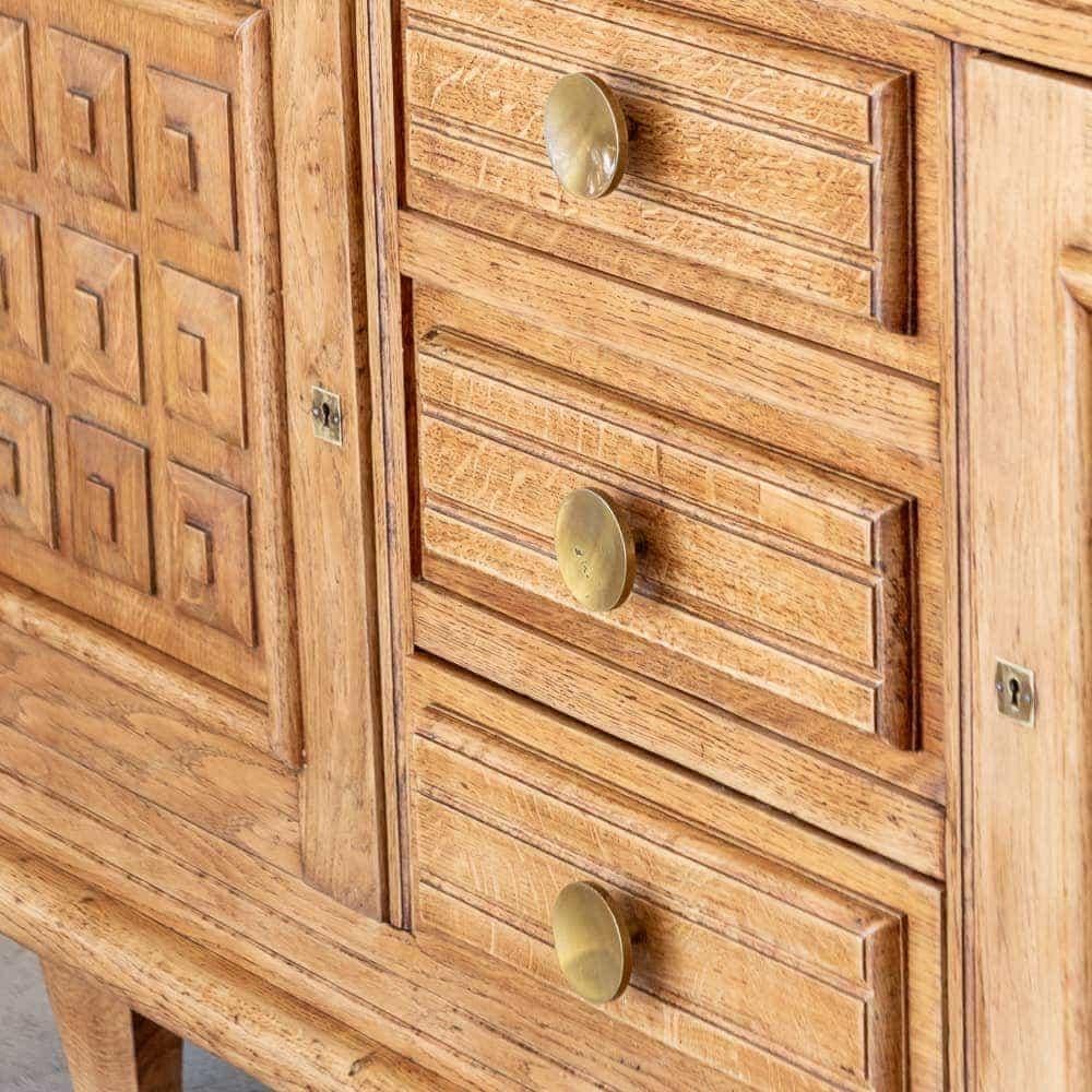 1940's French Oak Sideboard by Charles Dudouyt 2