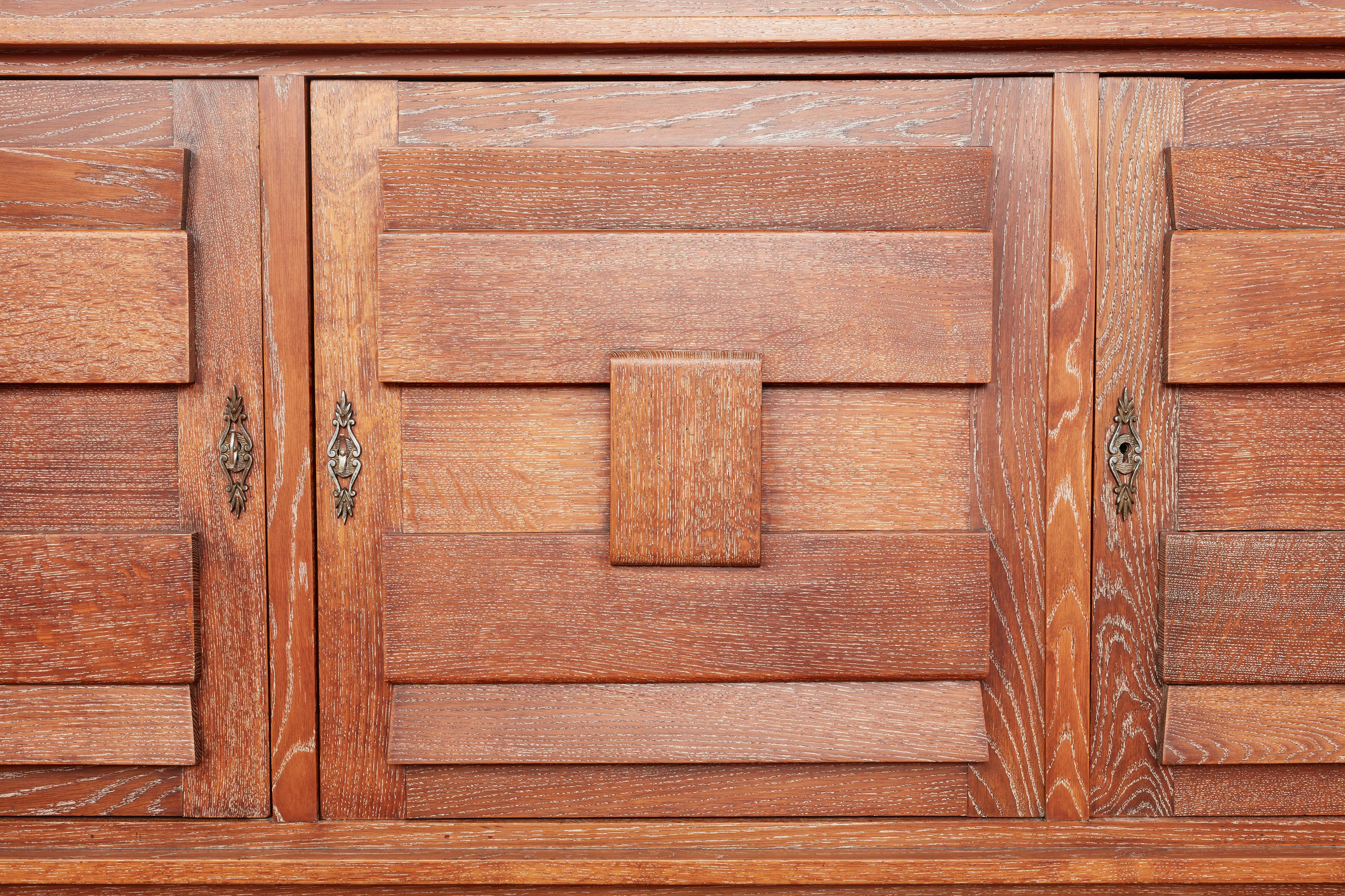 1940s French Oak Sideboard For Sale 7