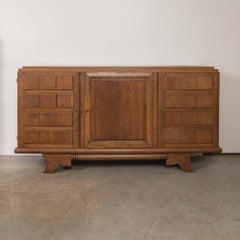 1940s French Oak Sideboard