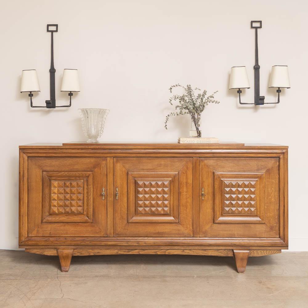 Francese Credenza in Oak francese del 1940 in vendita