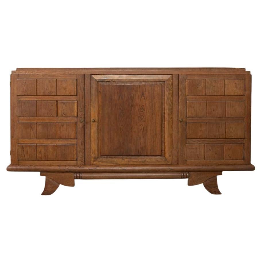 1940s French Oak Sideboard
