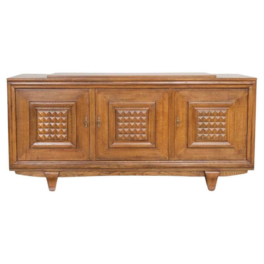1940s French Oak Sideboard