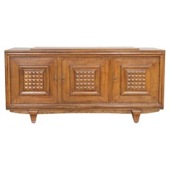 1940s French Oak Sideboard
