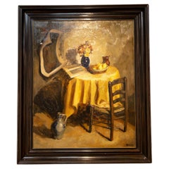 1940’s French Oil on Canvas Signed “Henno”