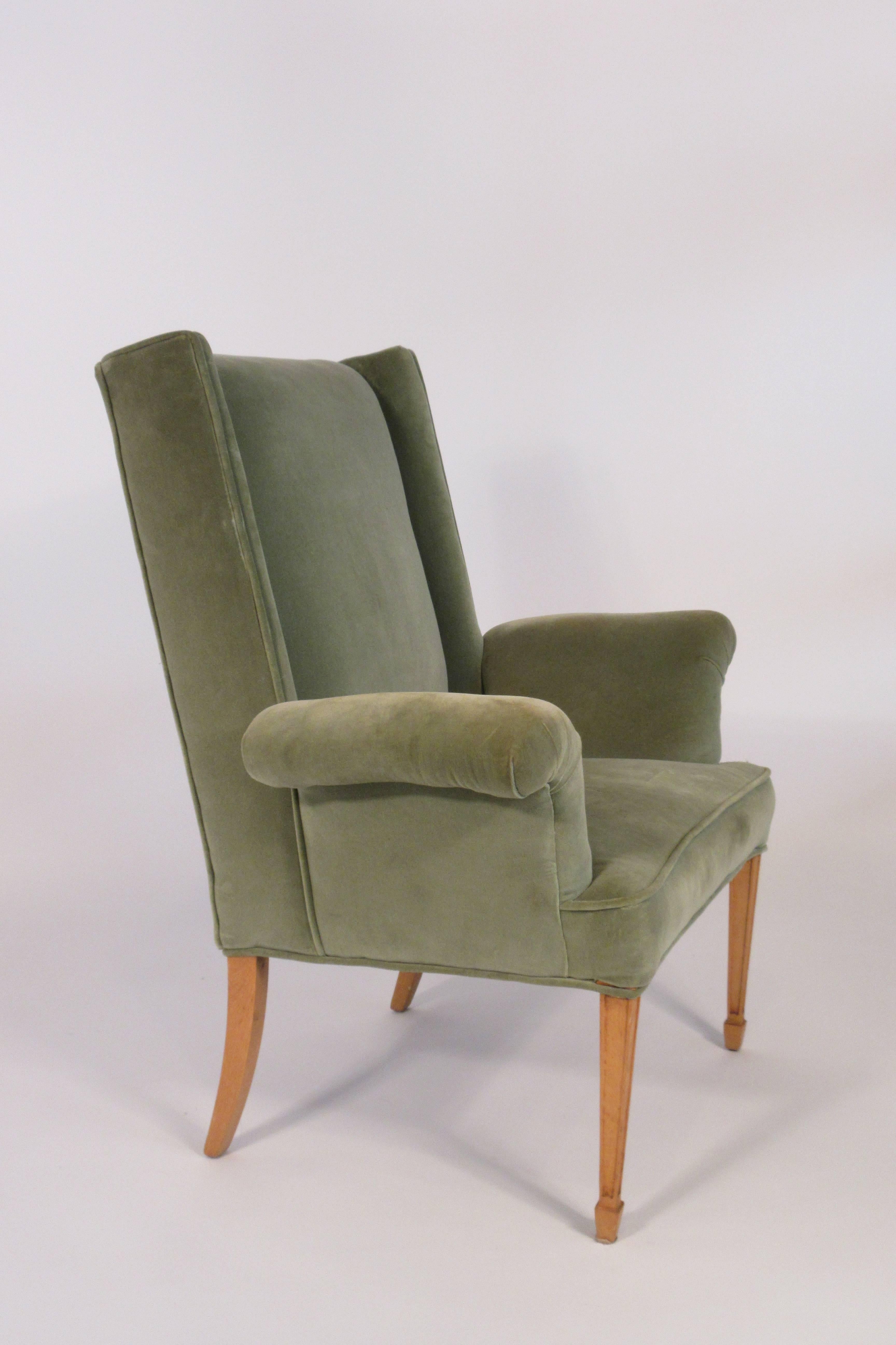 oversize wingback chair