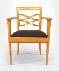 French Sycamore Arm Chair