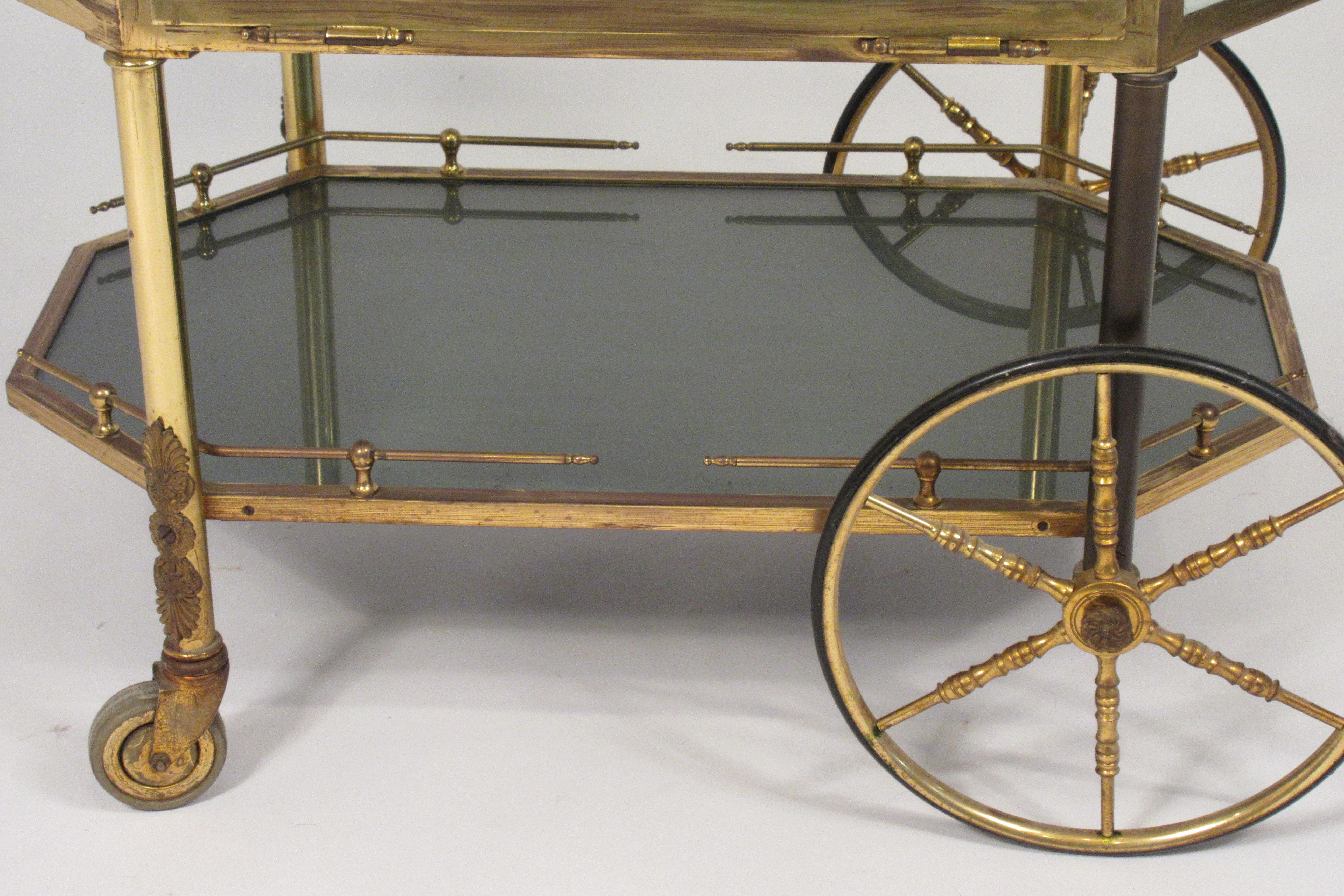 1940s French Pastry Cart /Bar Cart 8