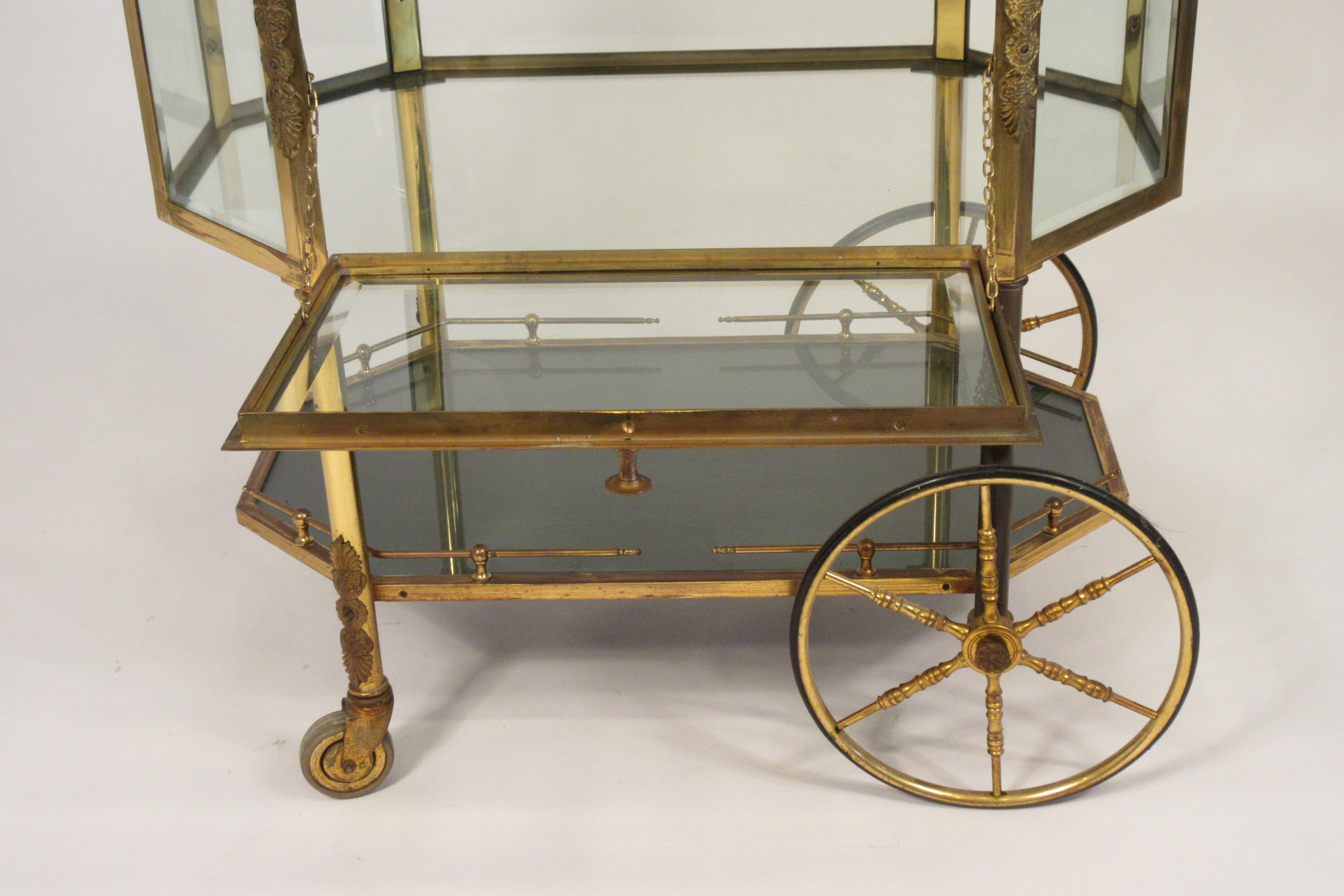 1940s French Pastry Cart /Bar Cart 9