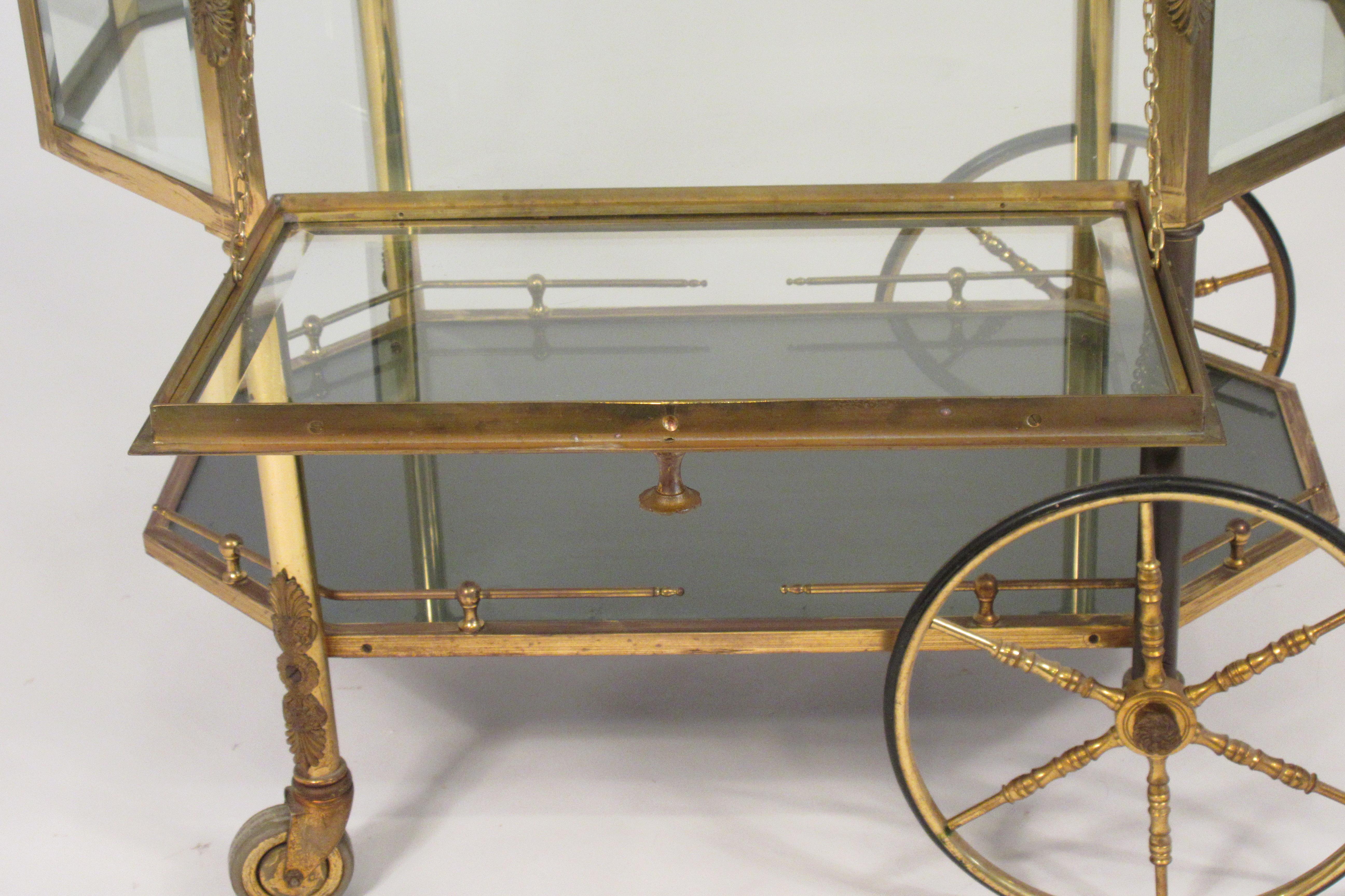 1940s French Pastry Cart /Bar Cart 10