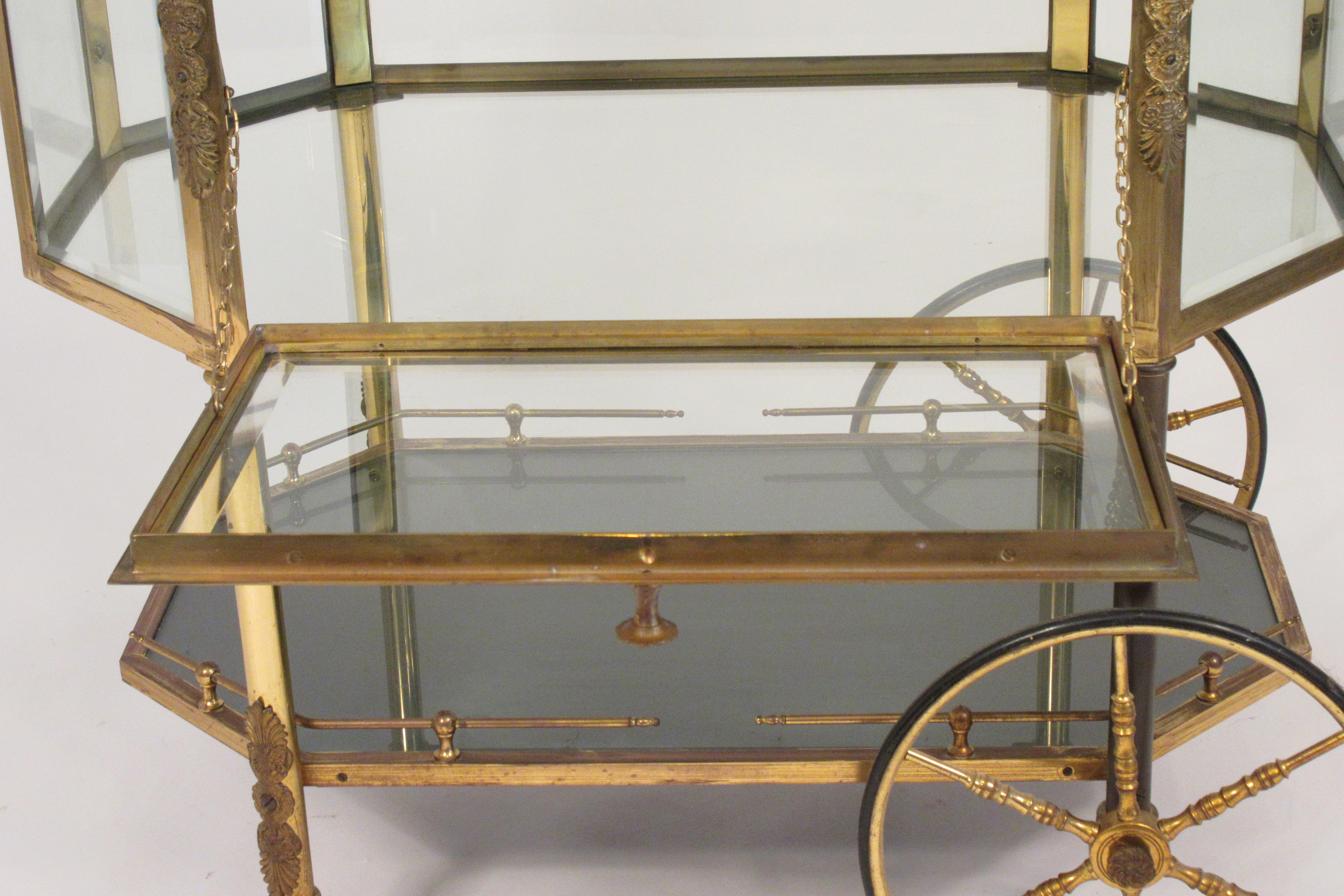 1940s French Pastry Cart /Bar Cart 11