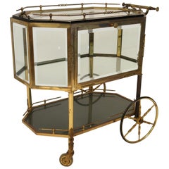 1940s French Pastry Cart /Bar Cart