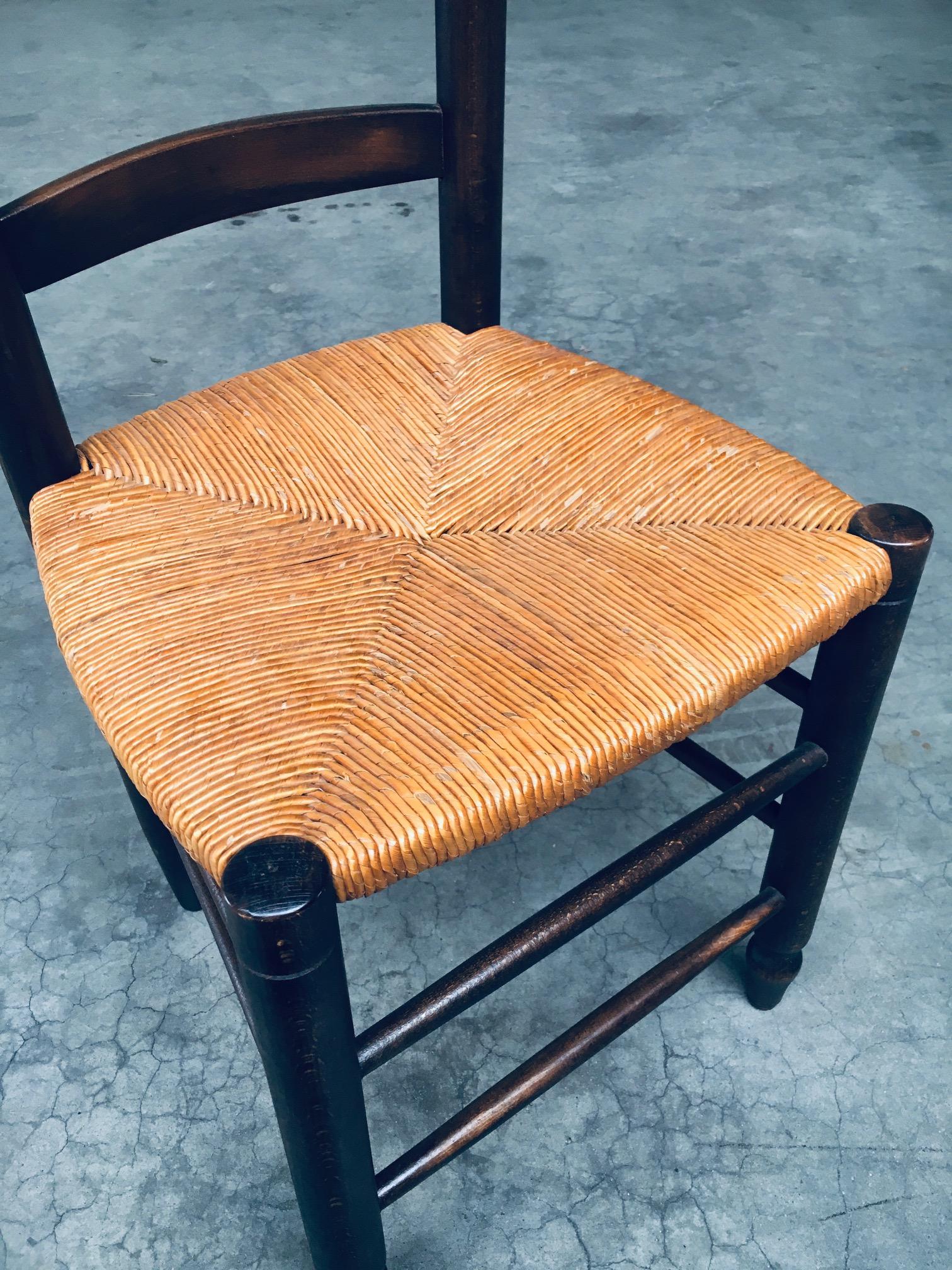 Sedie da pranzo Rush dal design provinciale francese degli anni '40 in vendita 4