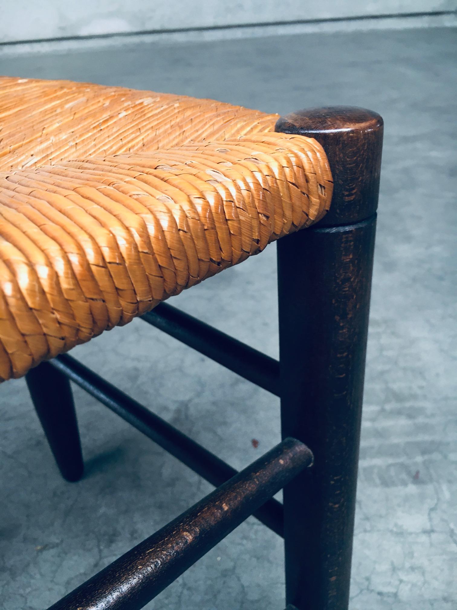 Sedie da pranzo Rush dal design provinciale francese degli anni '40 in vendita 6