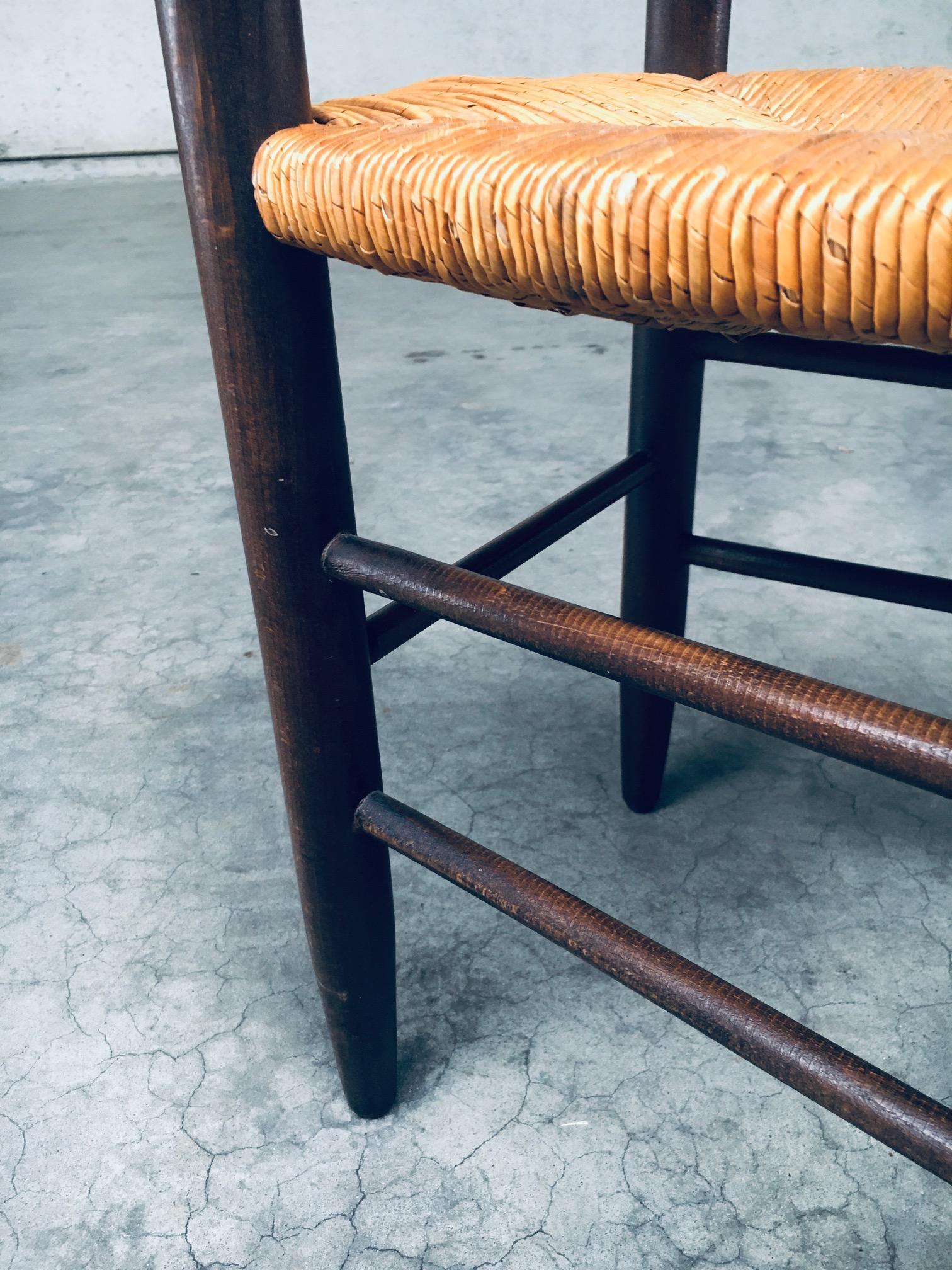 Sedie da pranzo Rush dal design provinciale francese degli anni '40 in vendita 9