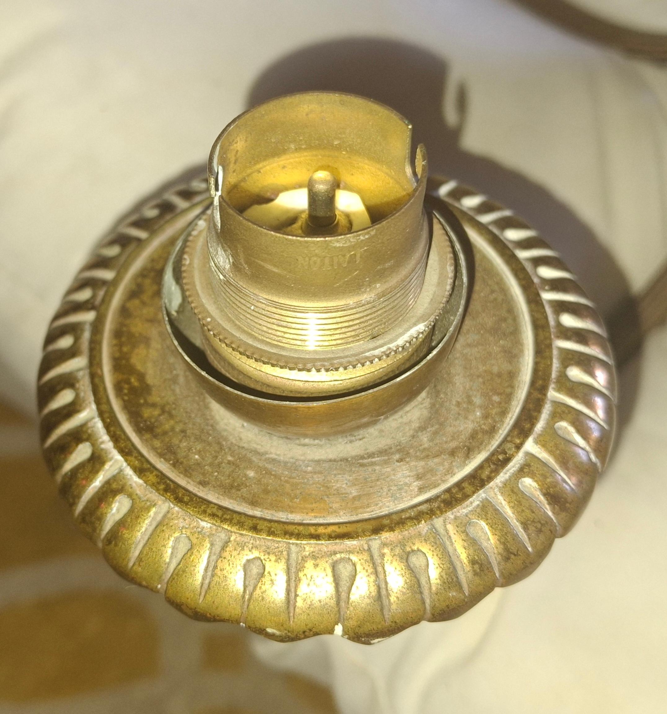 Lampadario ananas della Reggenza francese del 1940 in bronzo dorato e patinato Maison Charles in vendita 1