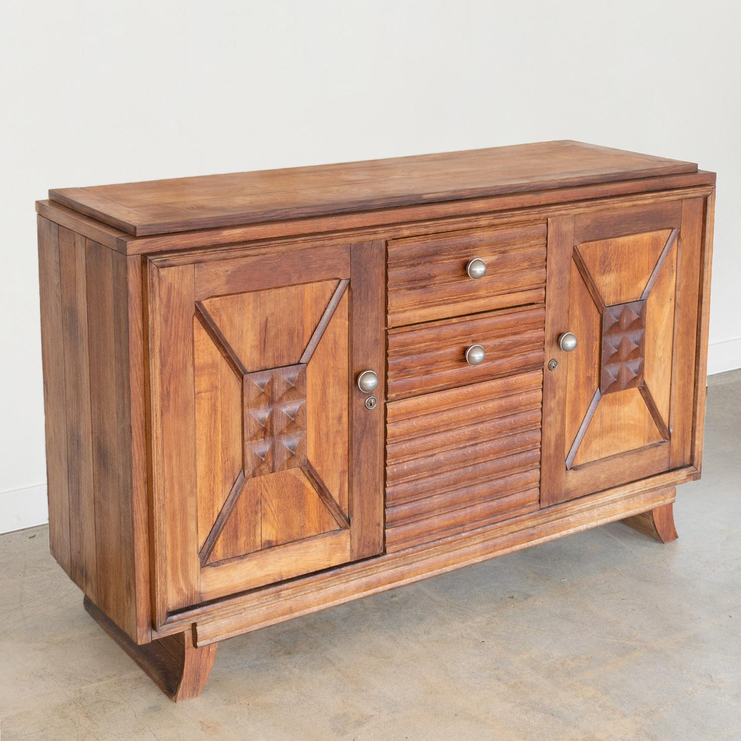 20th Century 1940s French Sideboard in the Style of Charles Dudouyt
