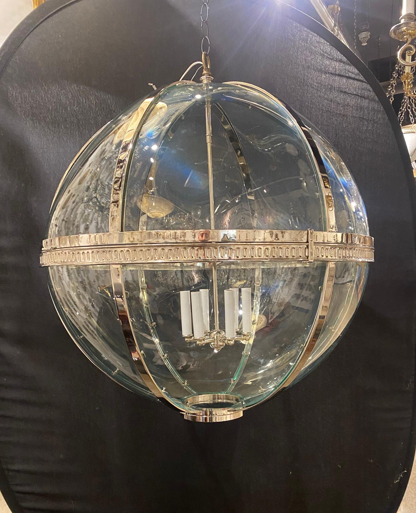 Sconosciuto Apparecchio a sfera francese placcato in argento del 1940 in vendita