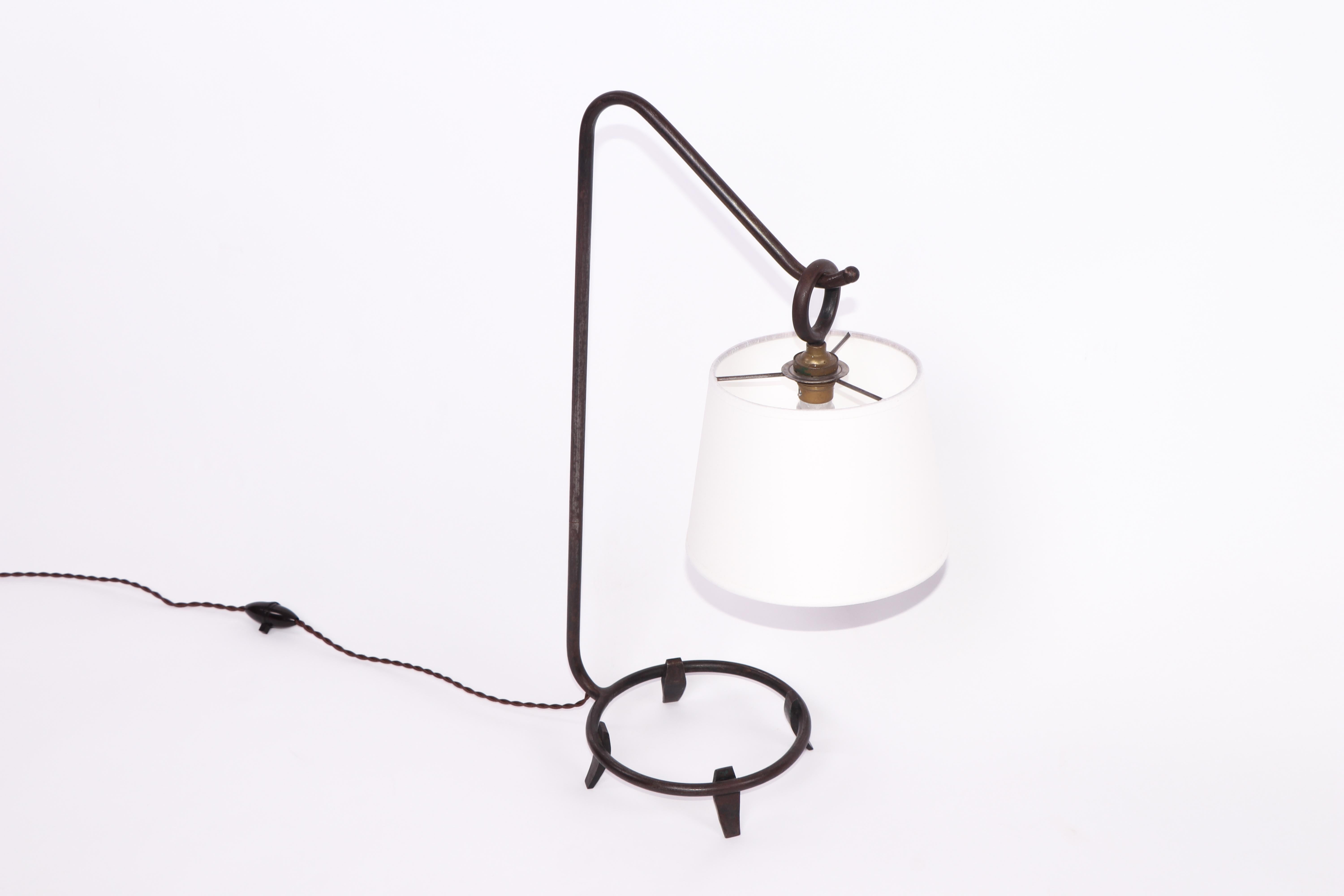1940s French Table Lamp 'Lantern' In Excellent Condition For Sale In PARIS, FR