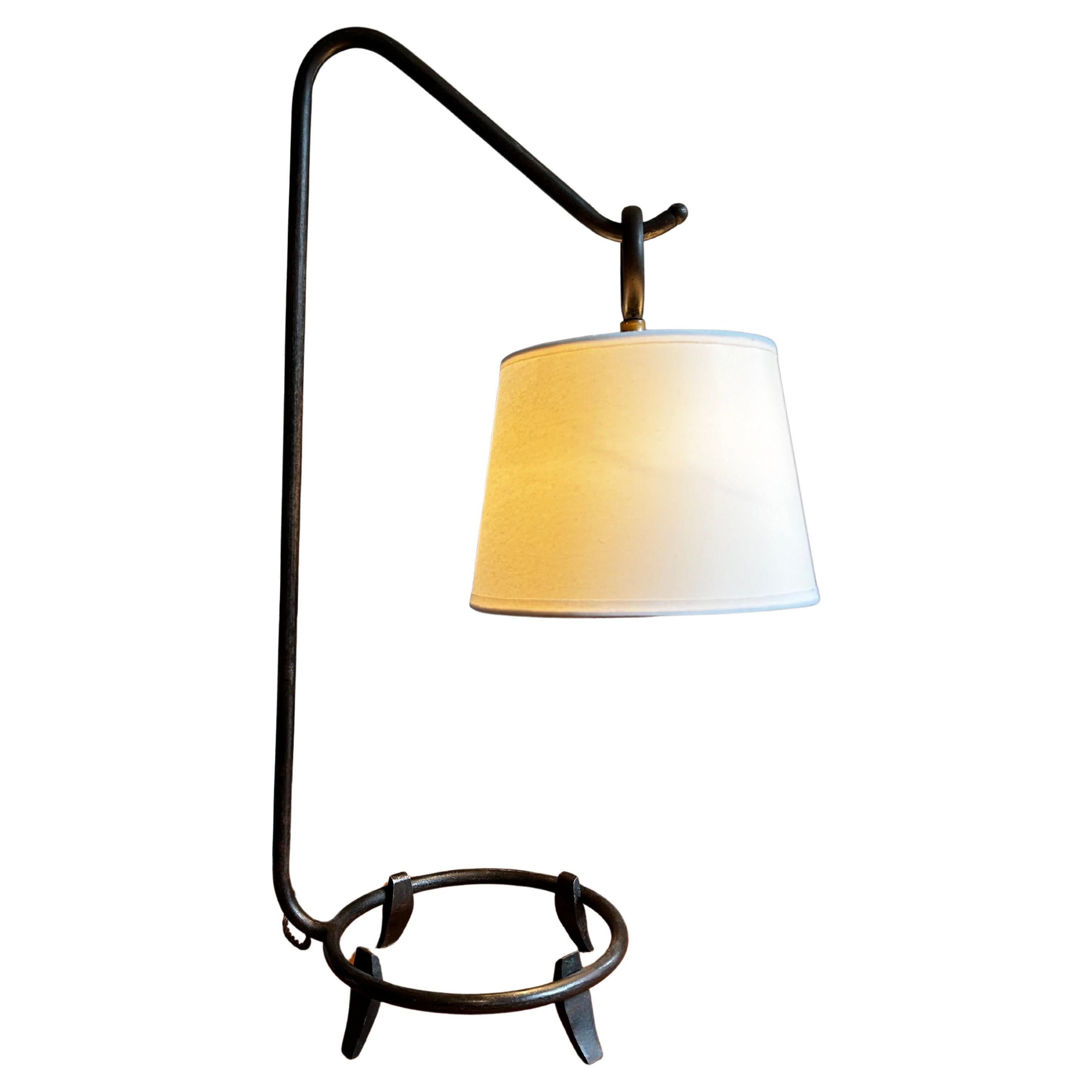 1940s French Table Lamp 'Lantern' in Iron