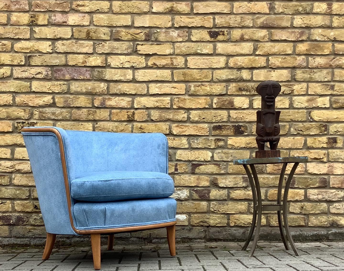 Mid-Century Modern 1940’s French Tub Chair