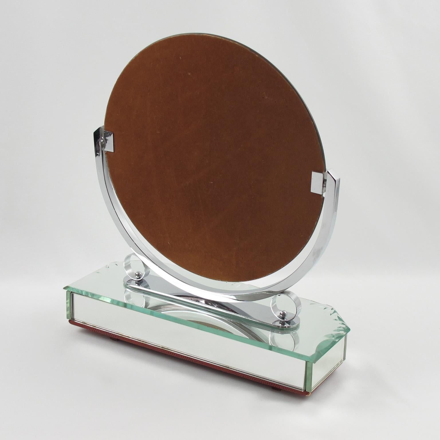 1940s French Venetian Vanity Mirror 3