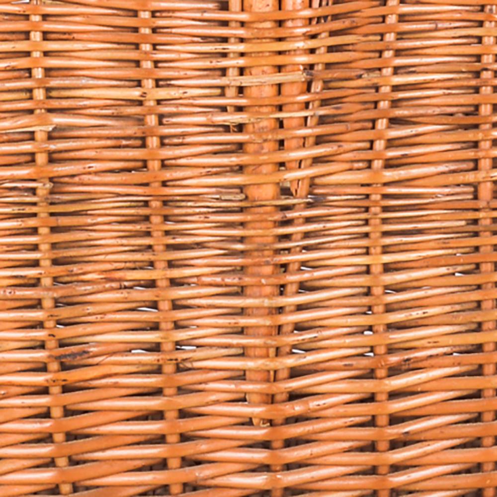 1940s French Wicker Basket In Good Condition In High Point, NC