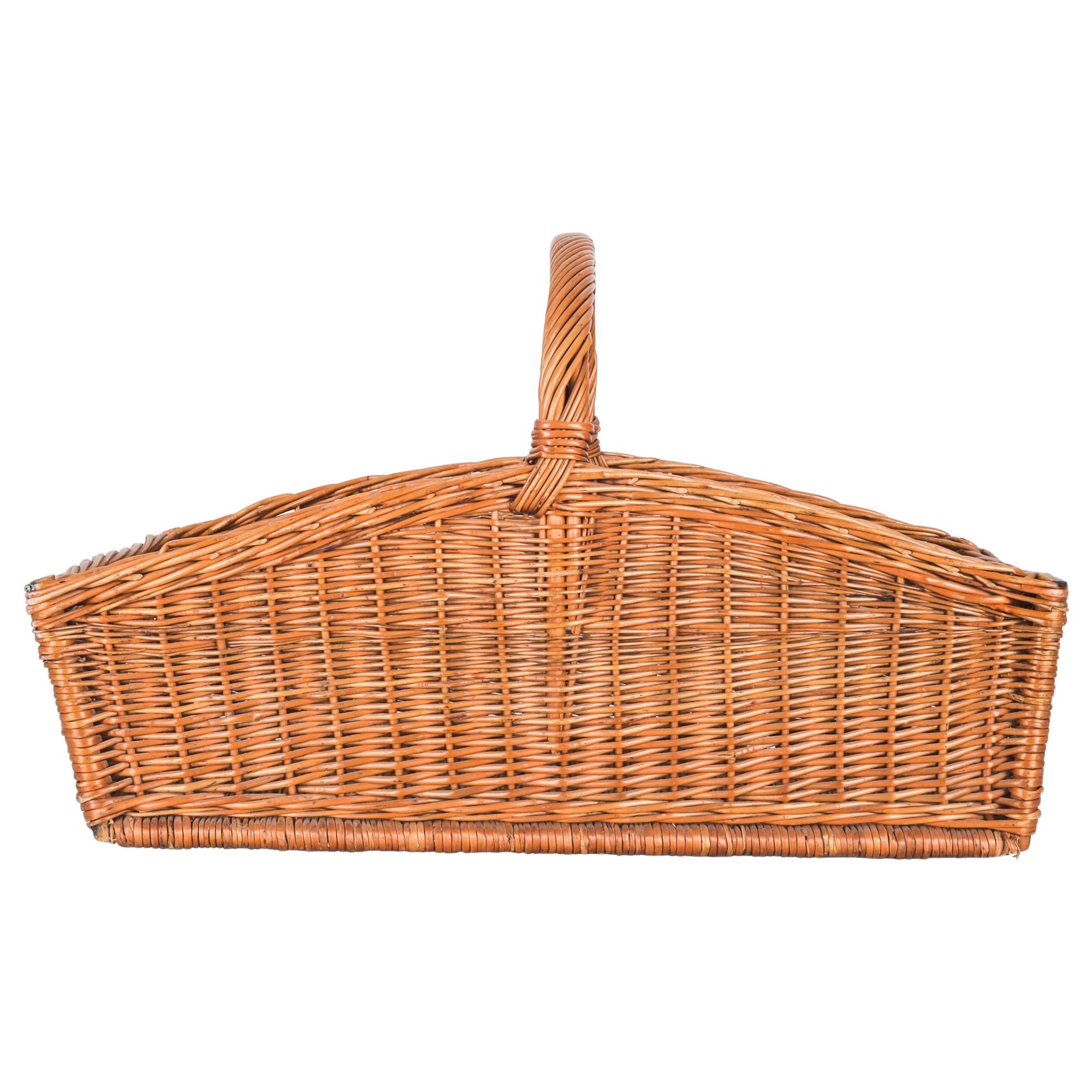 1940s French Wicker Basket