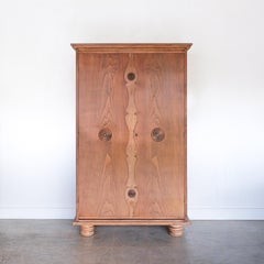 1940s French Wood Cabinet by Charles Dudouyt