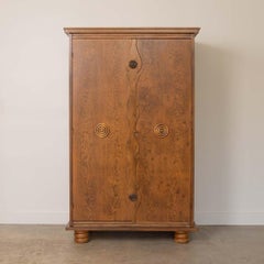 1940s French Wood Cabinet by Charles Dudouyt