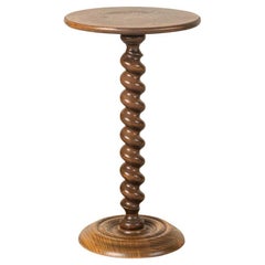 1940's French Wood Side Table