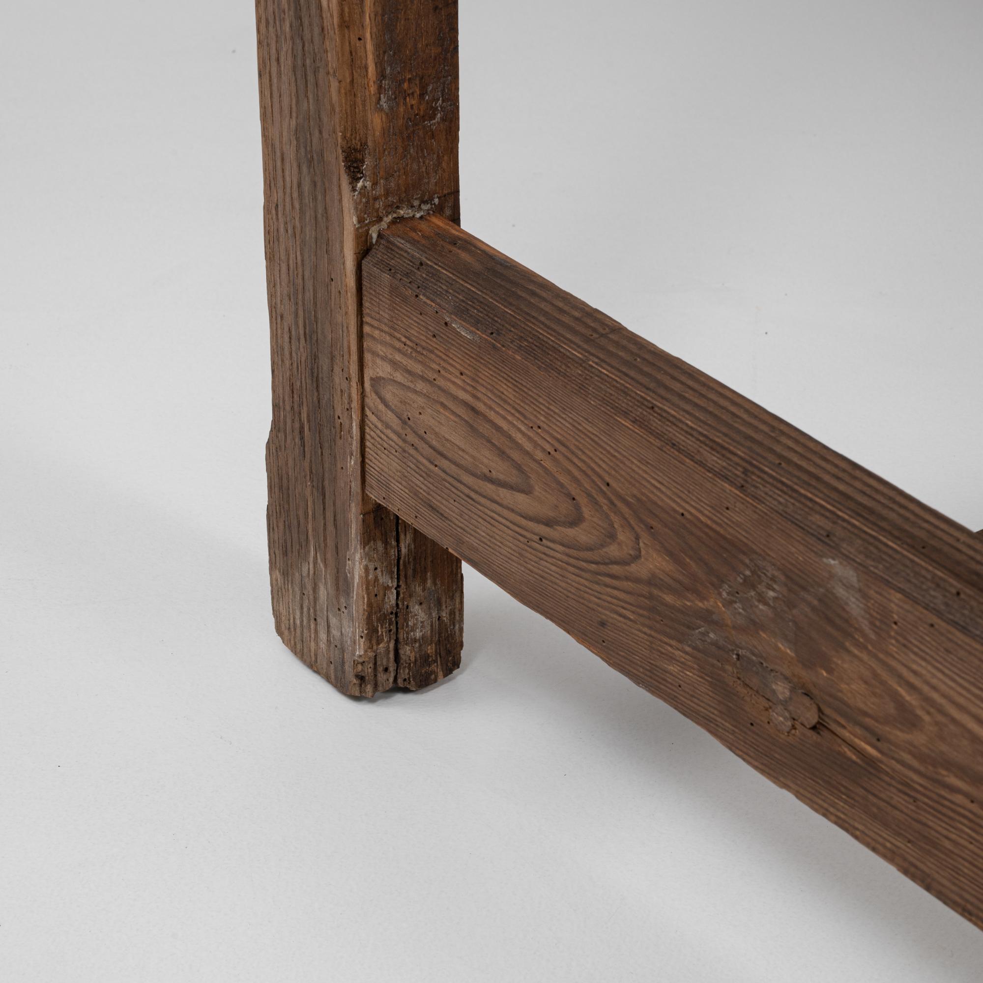 Französischer Holzschreibtisch aus dem Jahr 1940 im Angebot 8