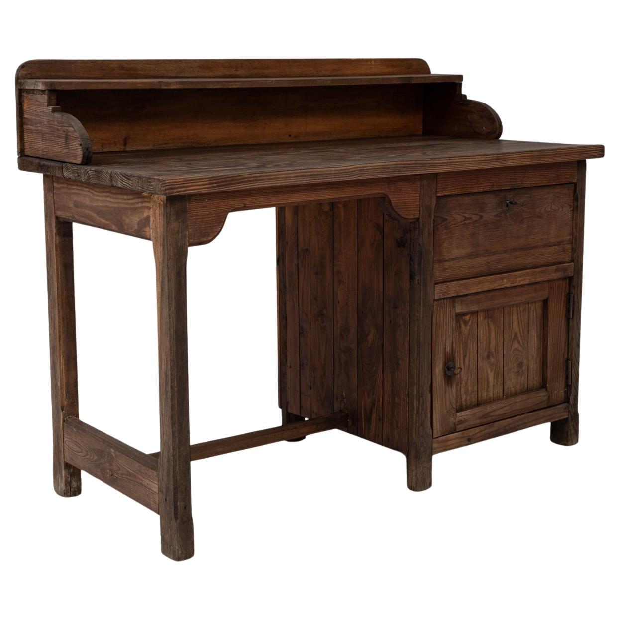 1940s French Wooden Desk