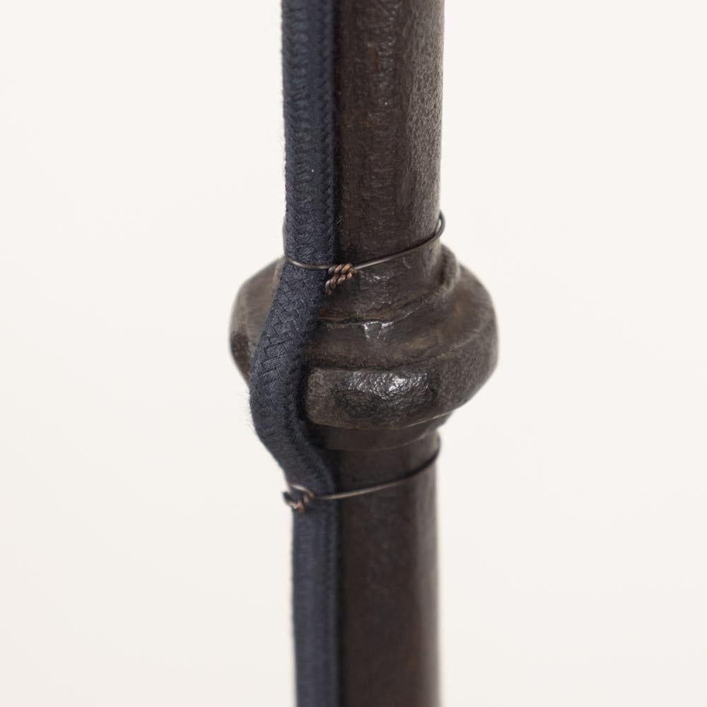 1940's French Wrought Iron Floor Lamp 7