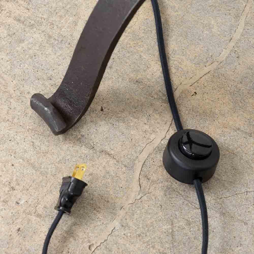 1940's French Wrought Iron Floor Lamp 11