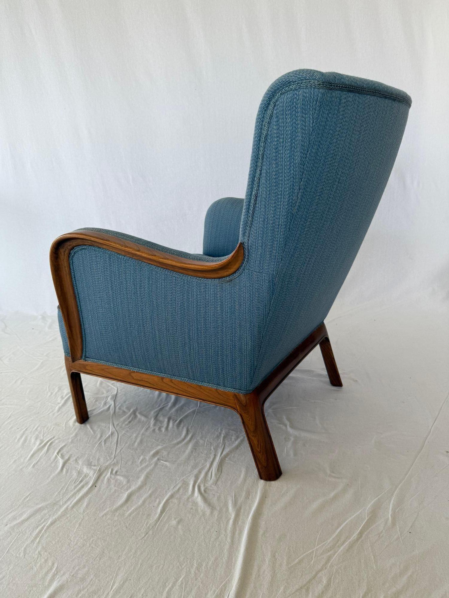 Silla de salón y reposapiés Frits Henningsen de 1940 en venta 4